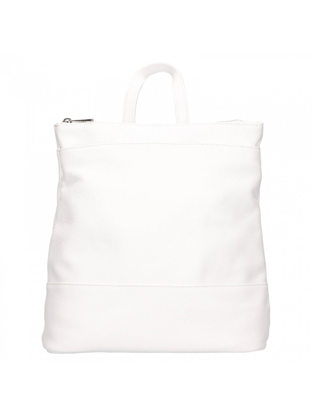 Dámský kožený batoh Italia Duponte – bílá